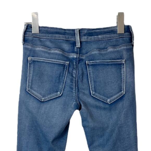 Abercrombie & Fitch Jean Jegging Distressed Mid Rise Skinny Women’s Size 2R - Picture 4 of 6